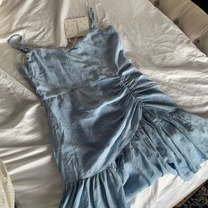 NWT Hello Molly light blue mini dress size M